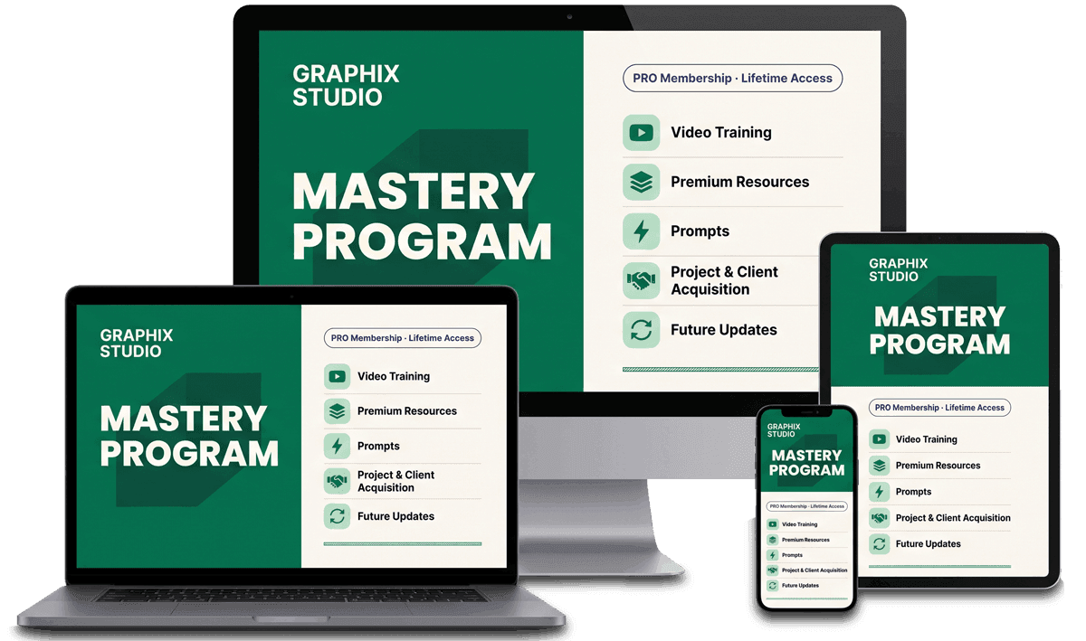 Graphix Studio Complete Mastery Program Mockup